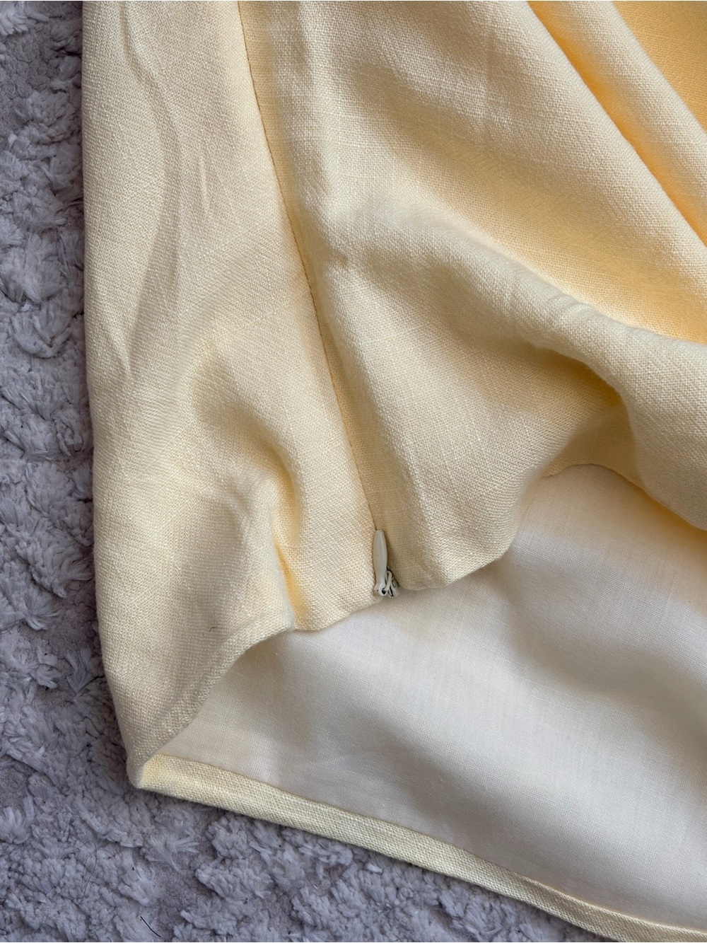 Peppermayo Marissa Linen One Shoulder Top - Yellow 0 - Picture 10 of 14
